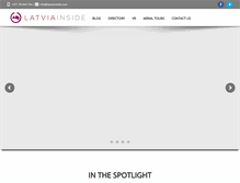 Tablet Screenshot of latviainside.com